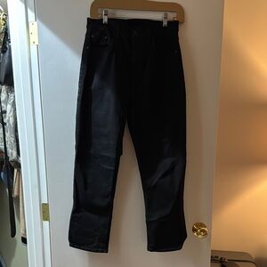 MOTHER Black Boot Cut Jeans